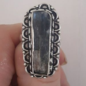 New Kyanite 925 Silver Ring.